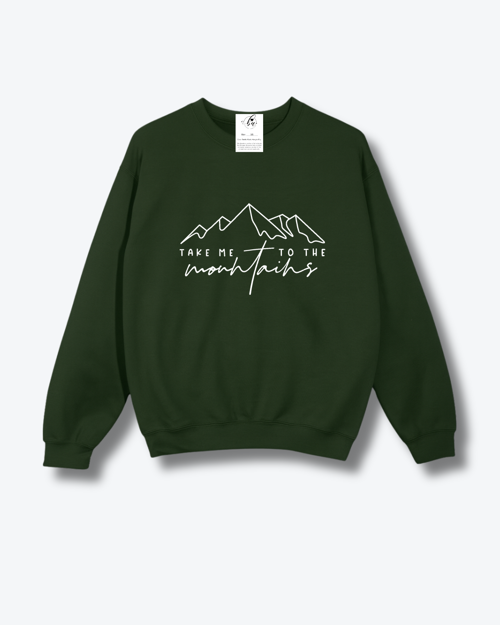 Take me to the Mountains Cozy Crew Neck Sweater