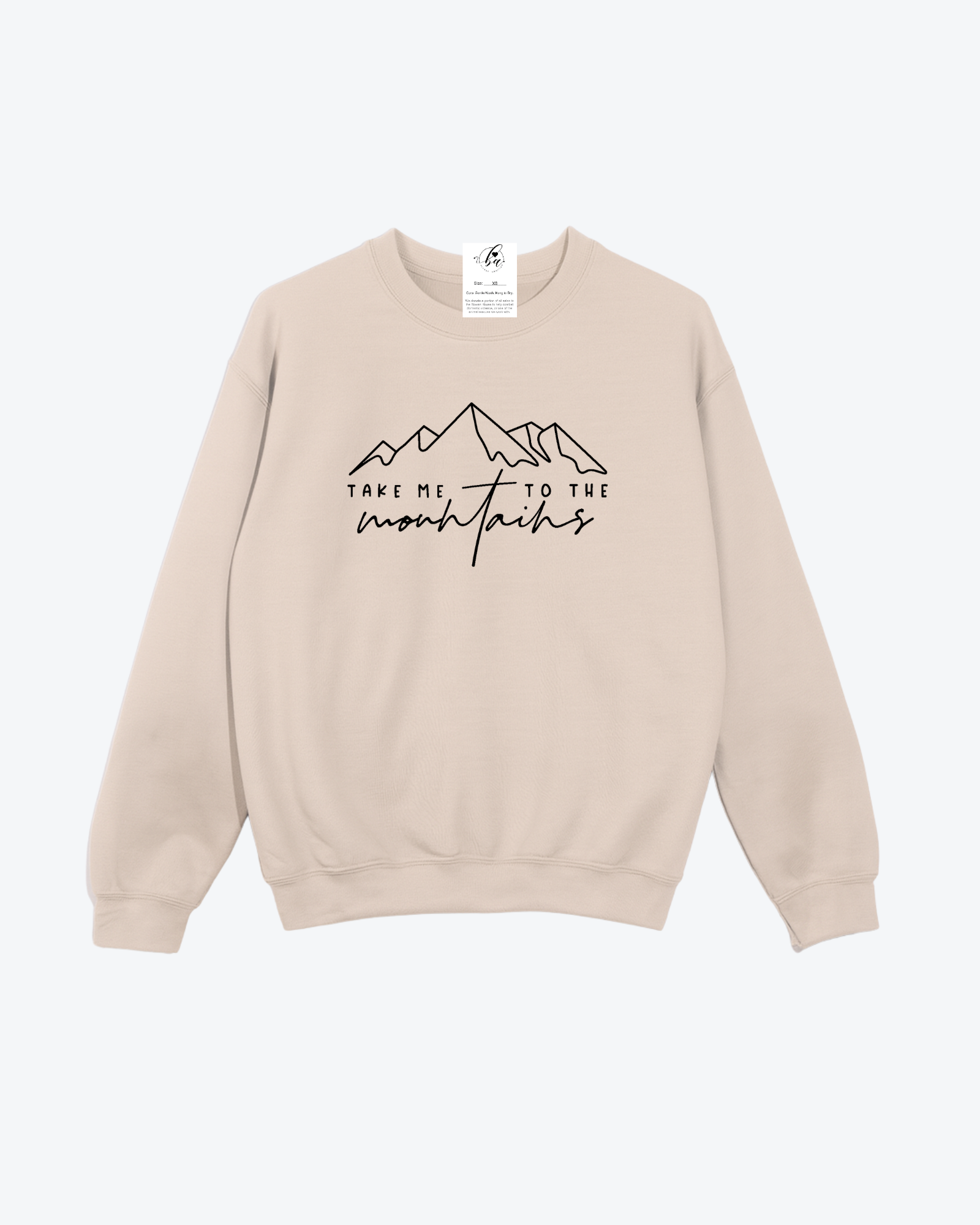 Take me to the Mountains Cozy Crew Neck Sweater