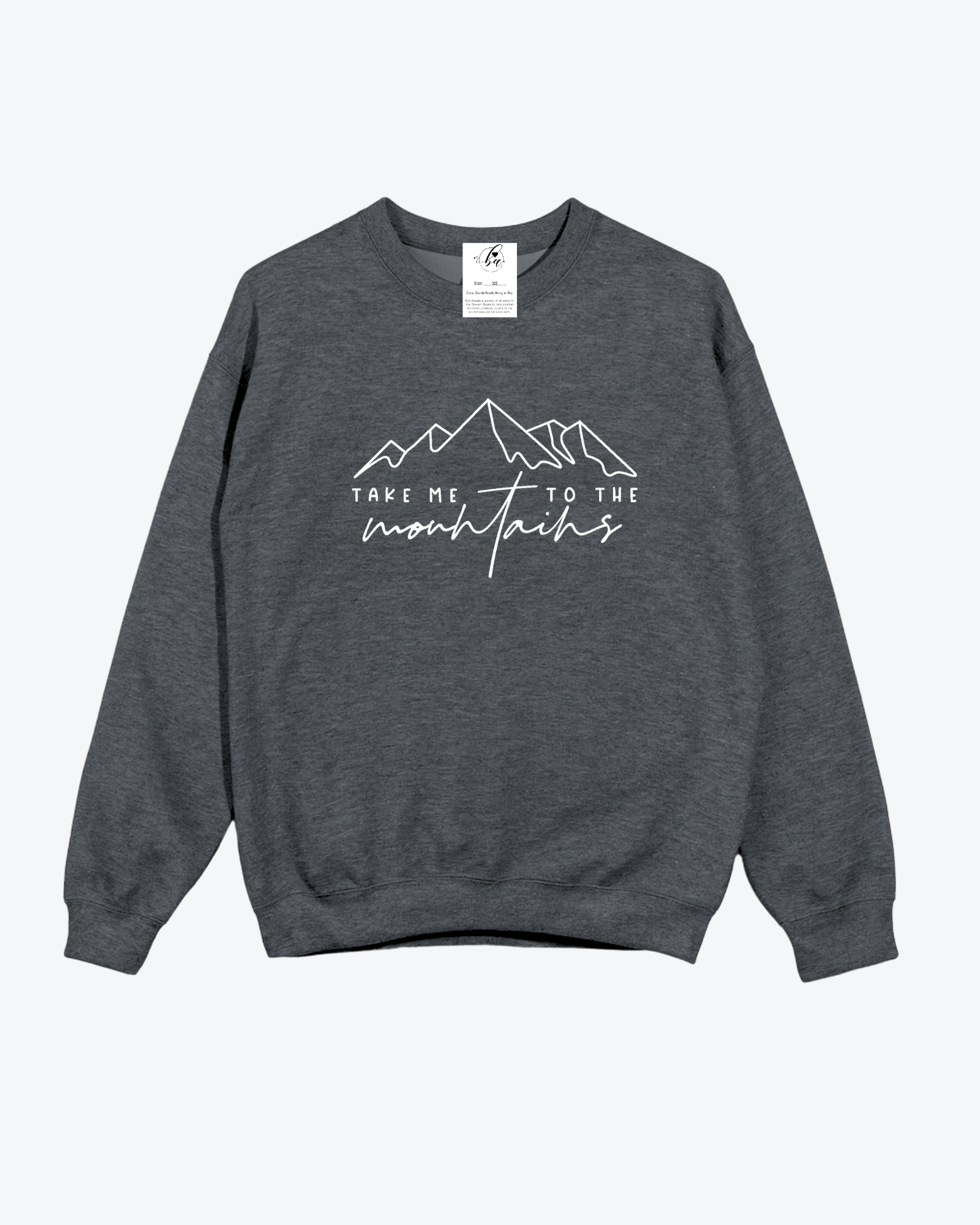 Take me to the Mountains Cozy Crew Neck Sweater