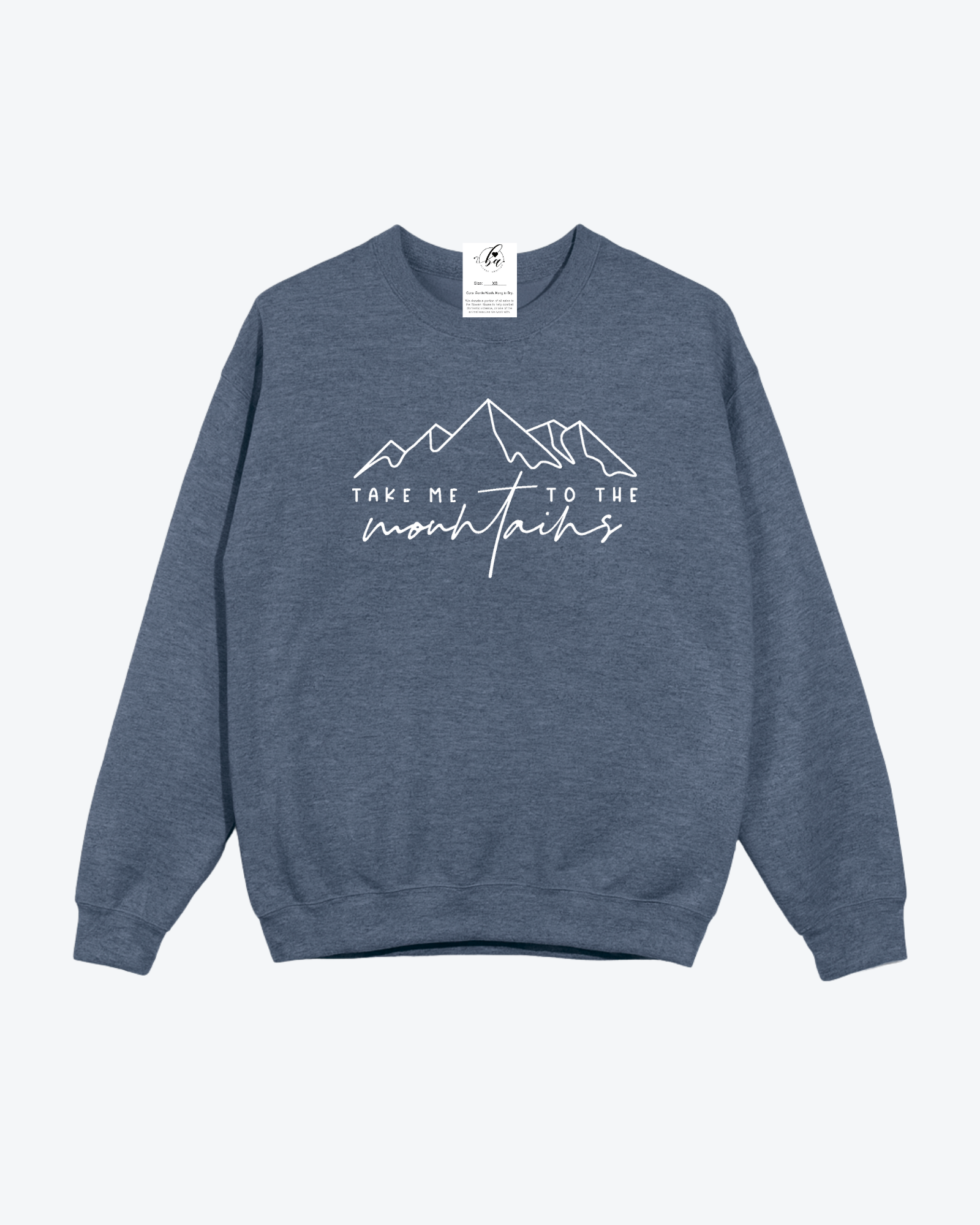 Take me to the Mountains Cozy Crew Neck Sweater
