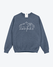 Take me to the Mountains Cozy Crew Neck Sweater