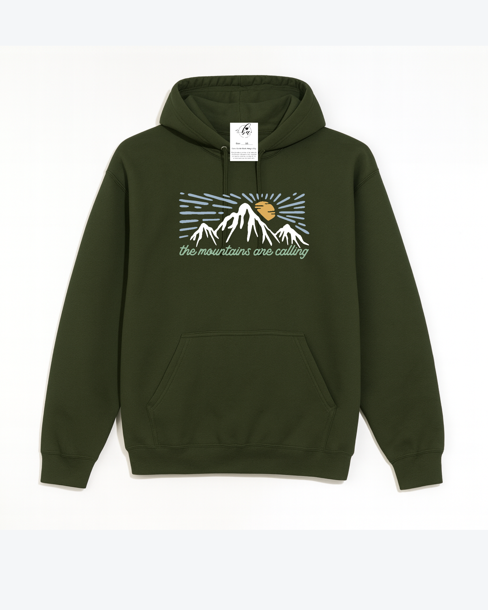 The Mountains are Calling Cozy Hoodie