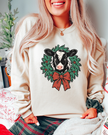 Udderly Festive Wreath Classic Crew Neck Sweater