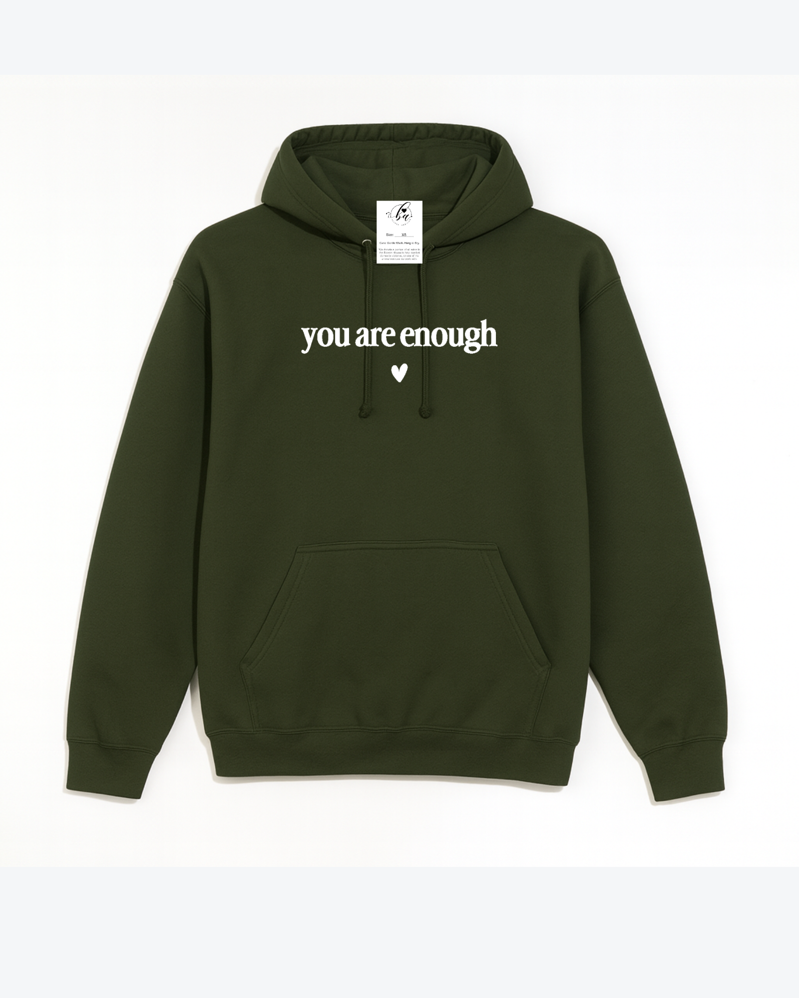 You are Enough / Dear Person Behind Me Cozy Hoodie