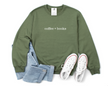 Coffee & Books Cozy Crew Neck Sweater