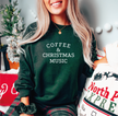 Coffee & Christmas Music Classic Crew Neck Sweater