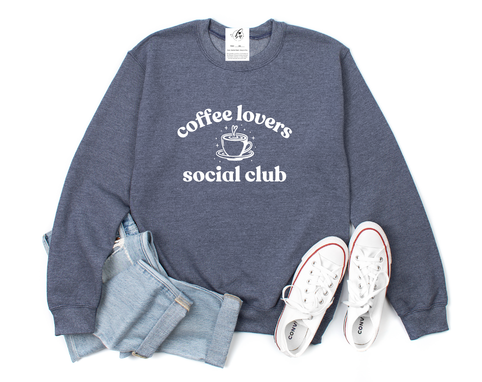 Coffee Lovers Social Club Cozy Crew Neck Sweater – Blonde Ambition