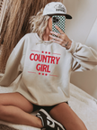 Country Girl Classic Crew Neck Sweater