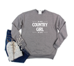 Country Girl Cozy Crew Neck Sweater