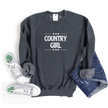 Country Girl Cozy Crew Neck Sweater