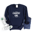Country Girl Cozy Crew Neck Sweater