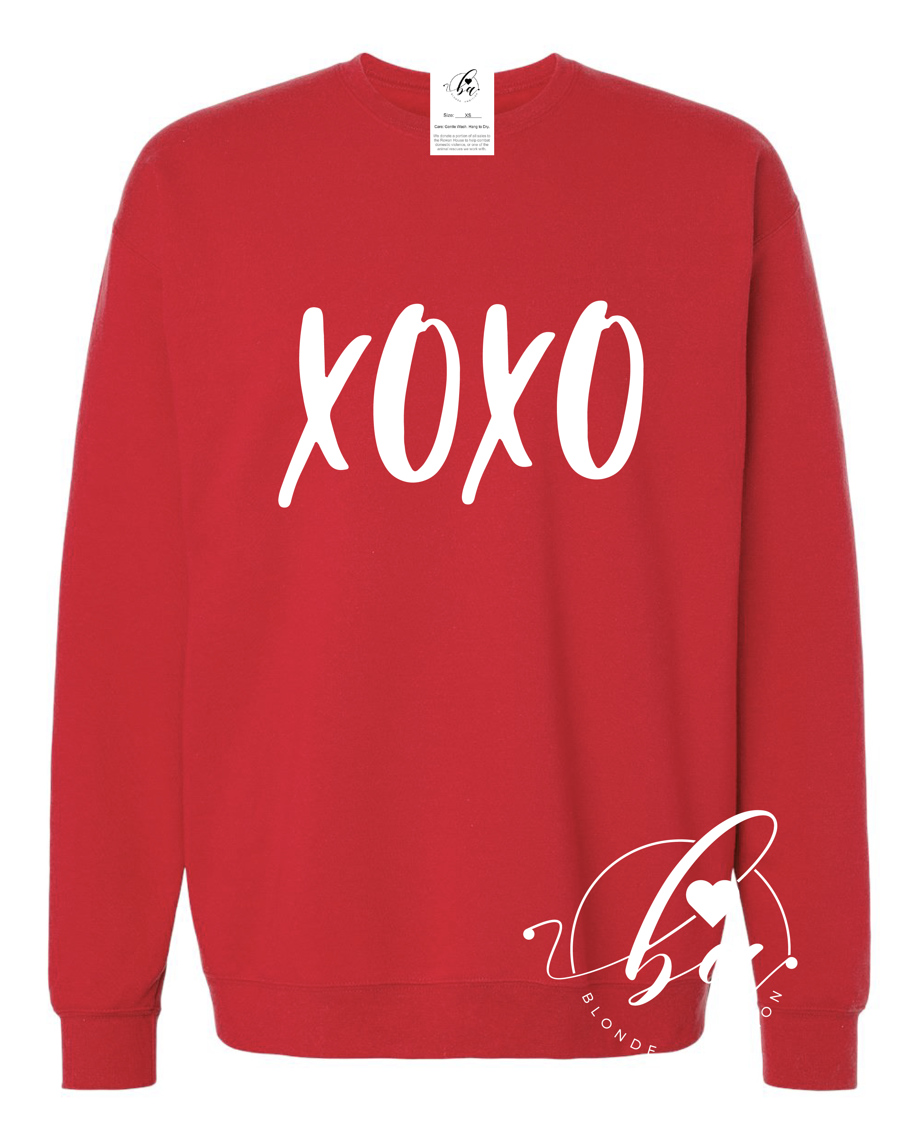 XOXO Cozy Crew Neck Sweater