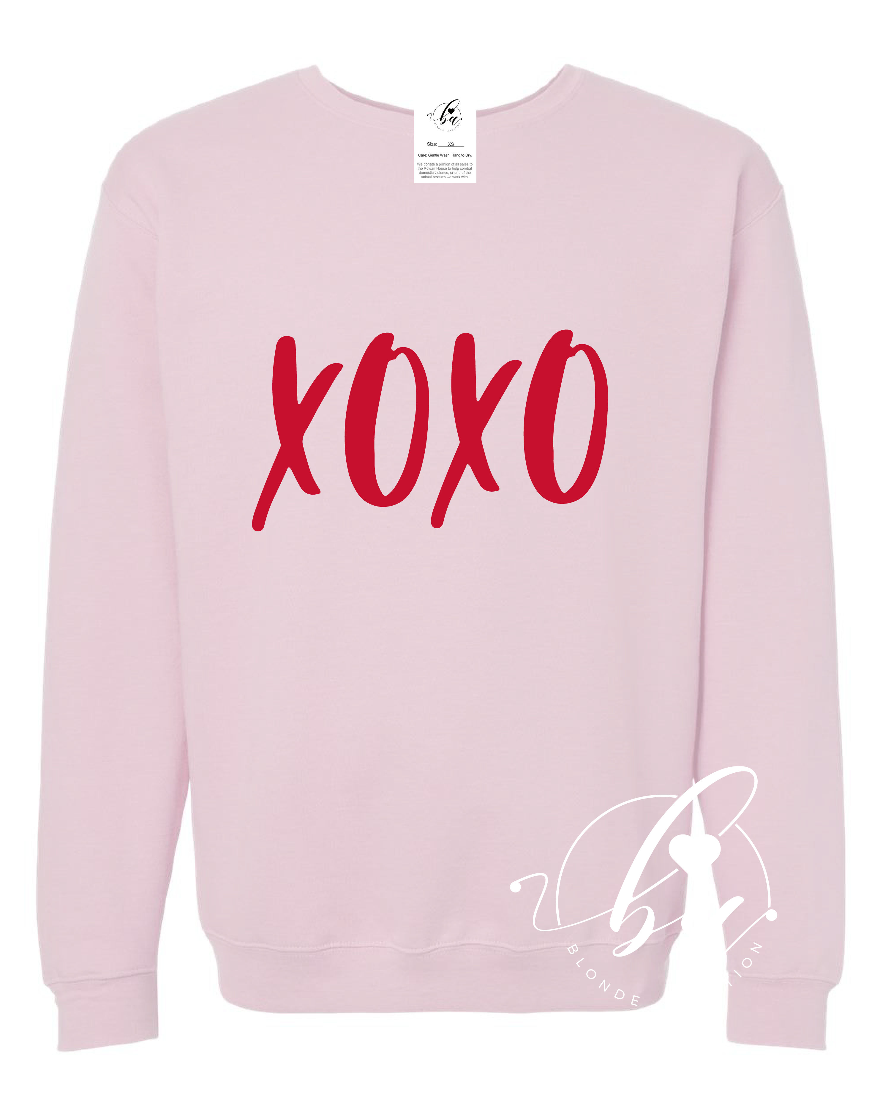 XOXO Cozy Crew Neck Sweater