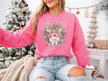 Holiday Deer Classic Crew Neck Sweater