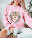 Holiday Deer Classic Crew Neck Sweater