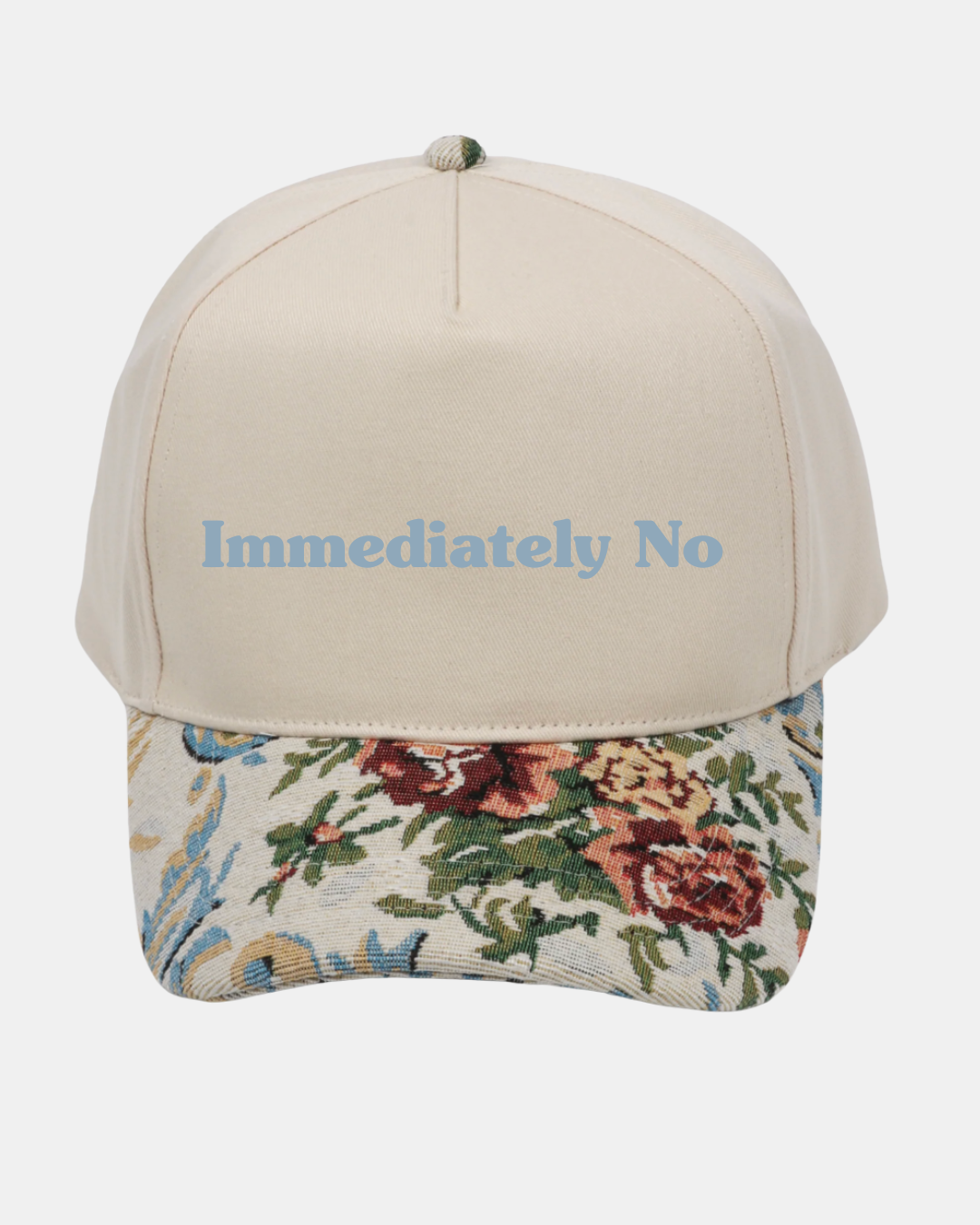 Immediately No Embroidered Cap