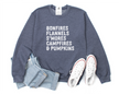 Bonfires, Flannels, {Fall} Cozy Crew Neck Sweater