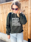 Bonfires, Flannels, {Fall} Cozy Crew Neck Sweater