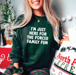 Forced Family Fun Classic Crew Neck Sweater