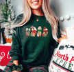 Christmas Drinks Classic Crew Neck Sweater