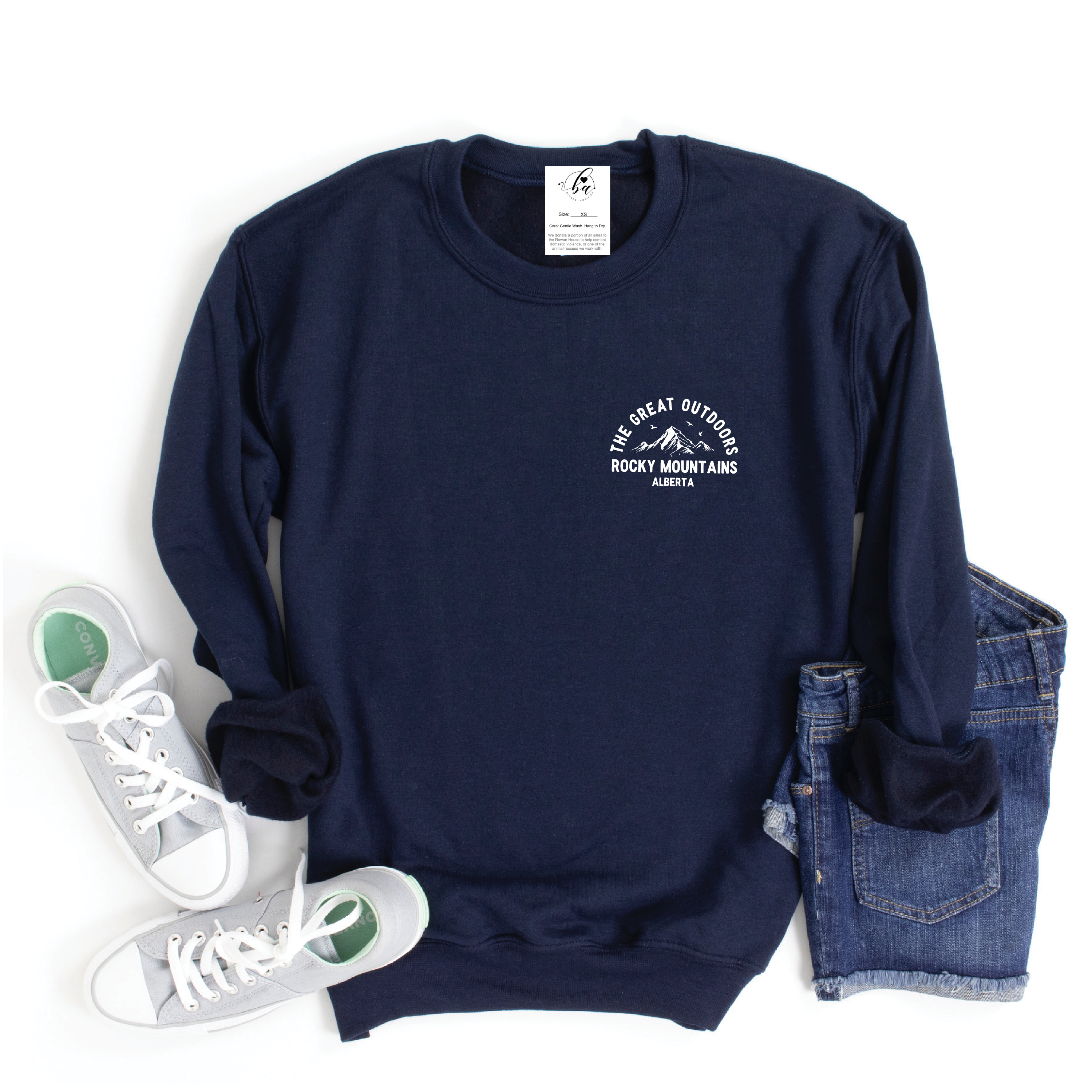 The Great Outdoors Cozy Crew Neck Sweater