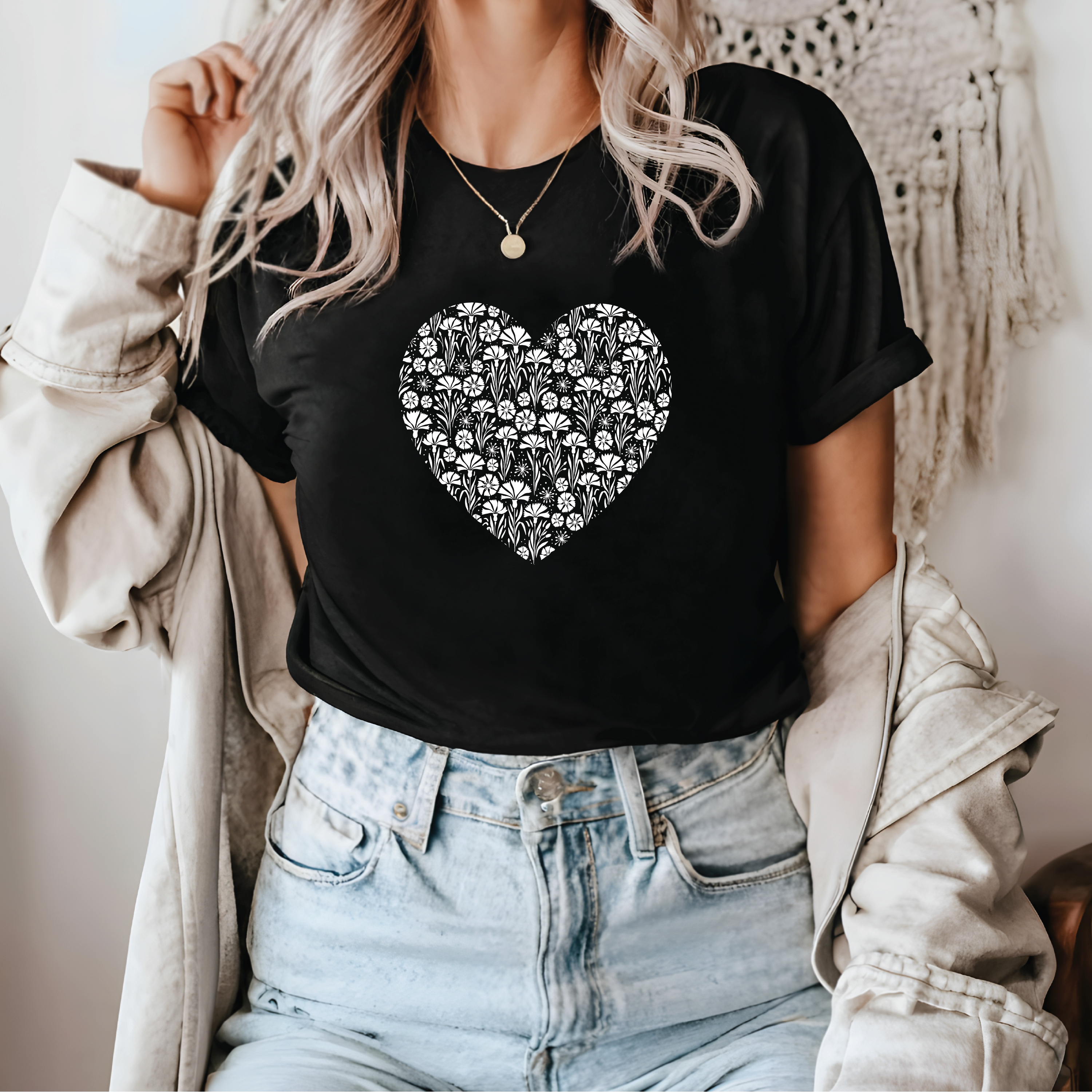 Cornflower Heart Tee