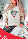 Holly Highland Cow Classic Crew Neck Sweater