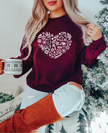 Holiday Heart Classic Crew Neck Sweater