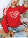 Holiday Heart Classic Crew Neck Sweater