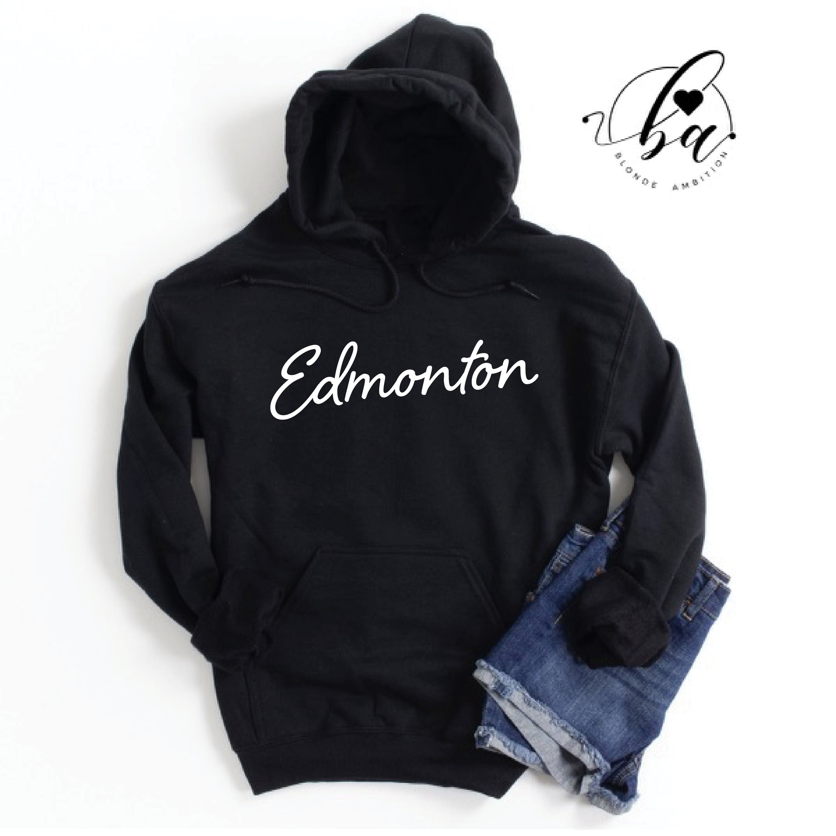Hometown Pride Script Cozy HOODIE