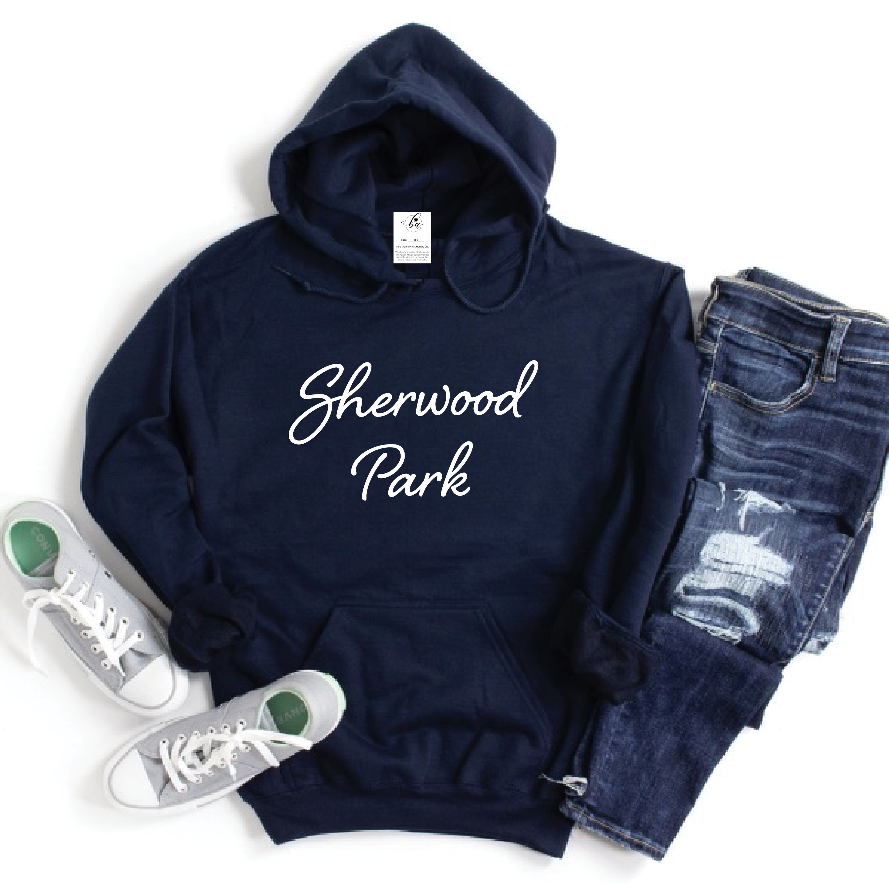 Hometown Pride Script Cozy HOODIE