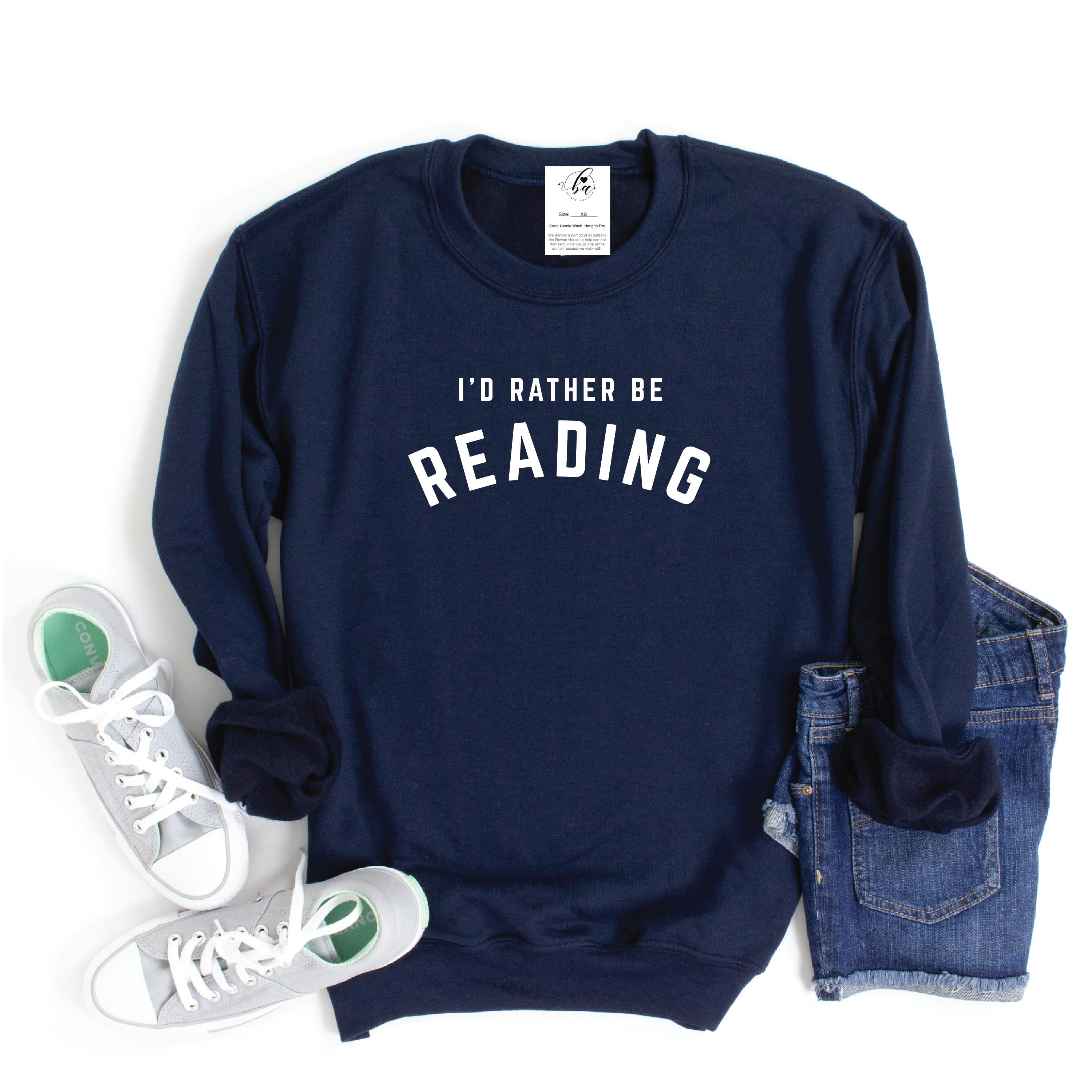 I'd Rather Be {Customize} Cozy Crew Neck Sweater