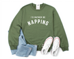I'd Rather Be {Customize} Cozy Crew Neck Sweater