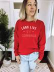 Long Live Cowgirls Cozy Sweatshirt | Western Sweatshirt
