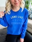 Long Live Cowgirls Cozy Sweatshirt | Western Sweatshirt