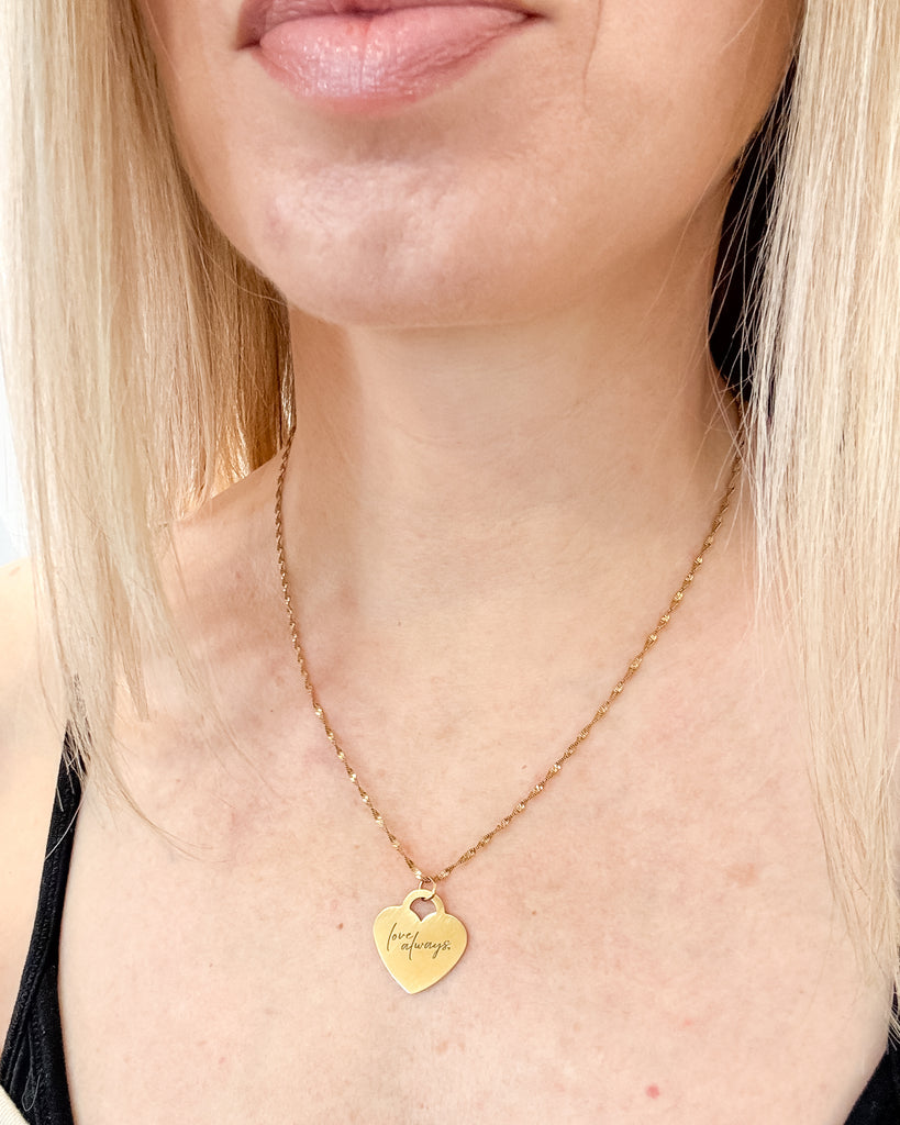 engraved necklace canada