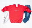 mama ❤️ {Script} Cozy Crew Neck Sweater