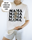 Electric Mama on Repeat Heavy Weight Tee - Teal