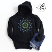 Cornflower Mandala Cozy HOODIE