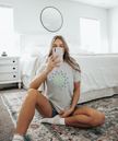 Cornflower Mandalla Tee