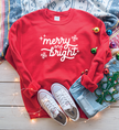 Merry & Bright Classic Crew Neck Sweater