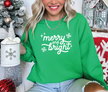 Merry & Bright Classic Crew Neck Sweater