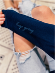 Keep Going Embroidered Cozy HOODIE