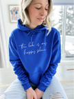 The Lake Is My Happy Place Cozy Hoodie