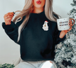 Santa Ghost Embroidered Classic Sweater