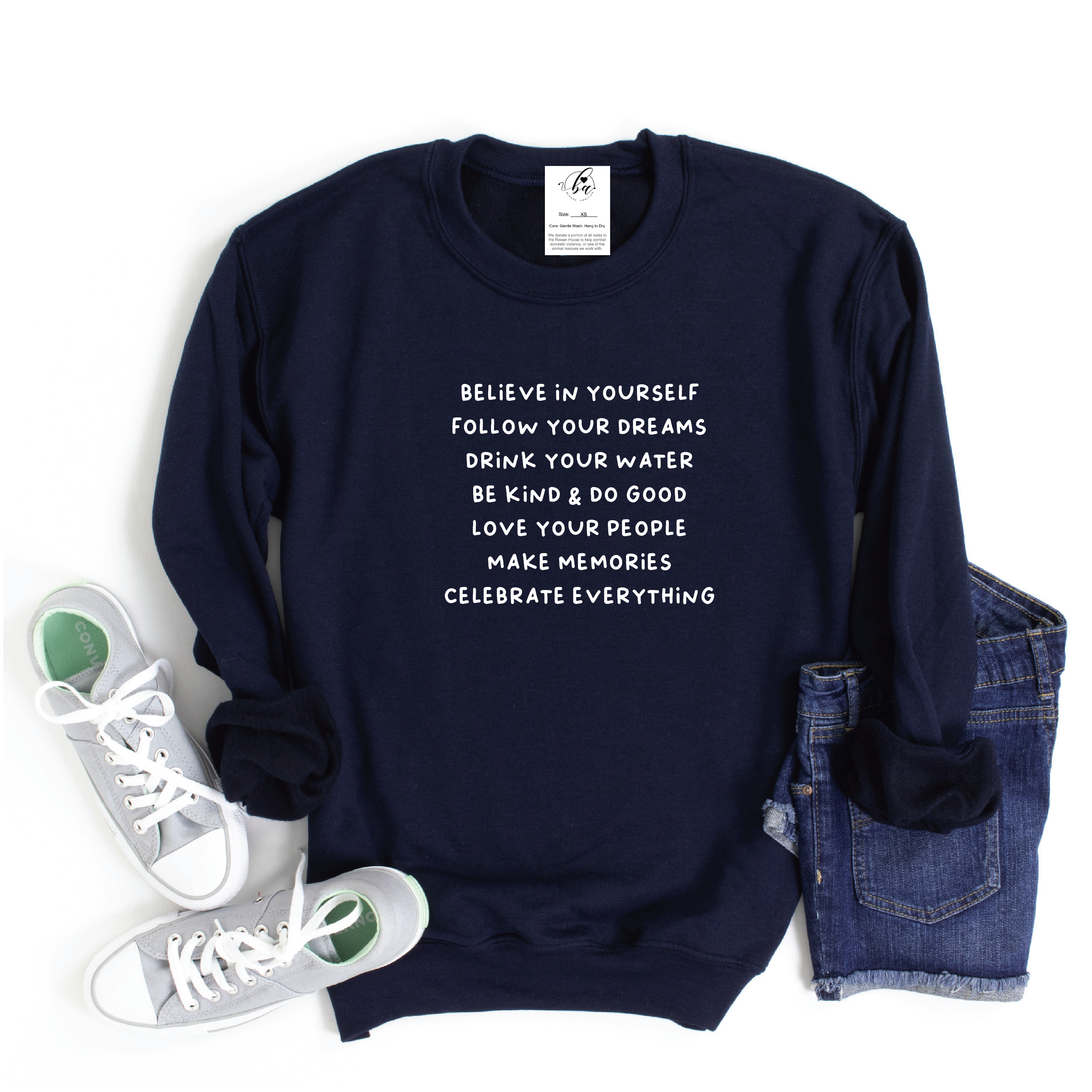 Simple Things Cozy Crew Neck Sweater
