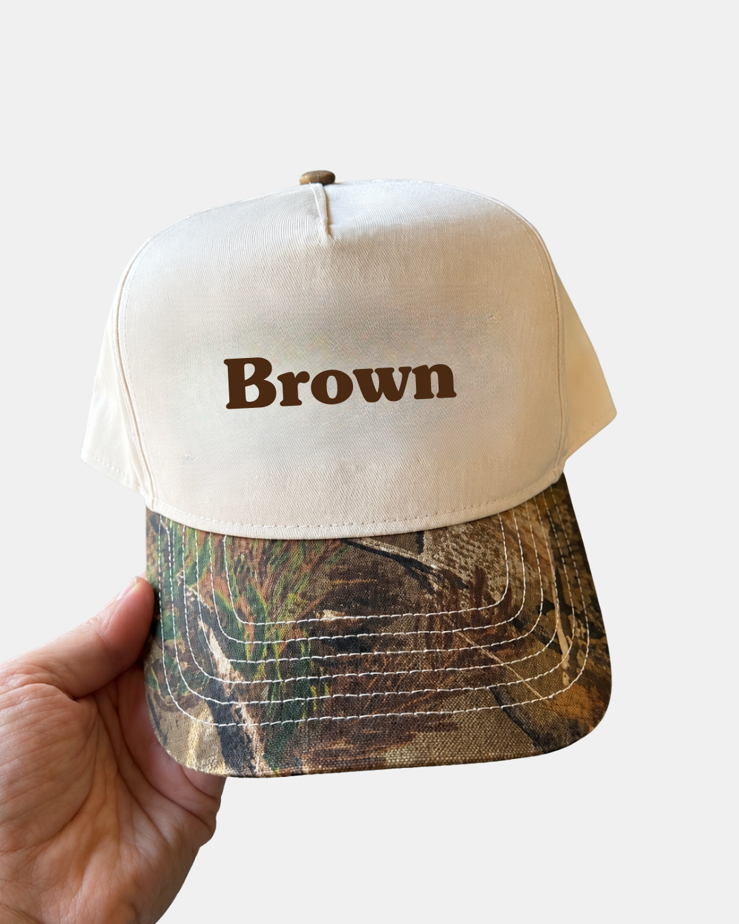 Custom City Upside Down Varsity Style Embroidered Cap