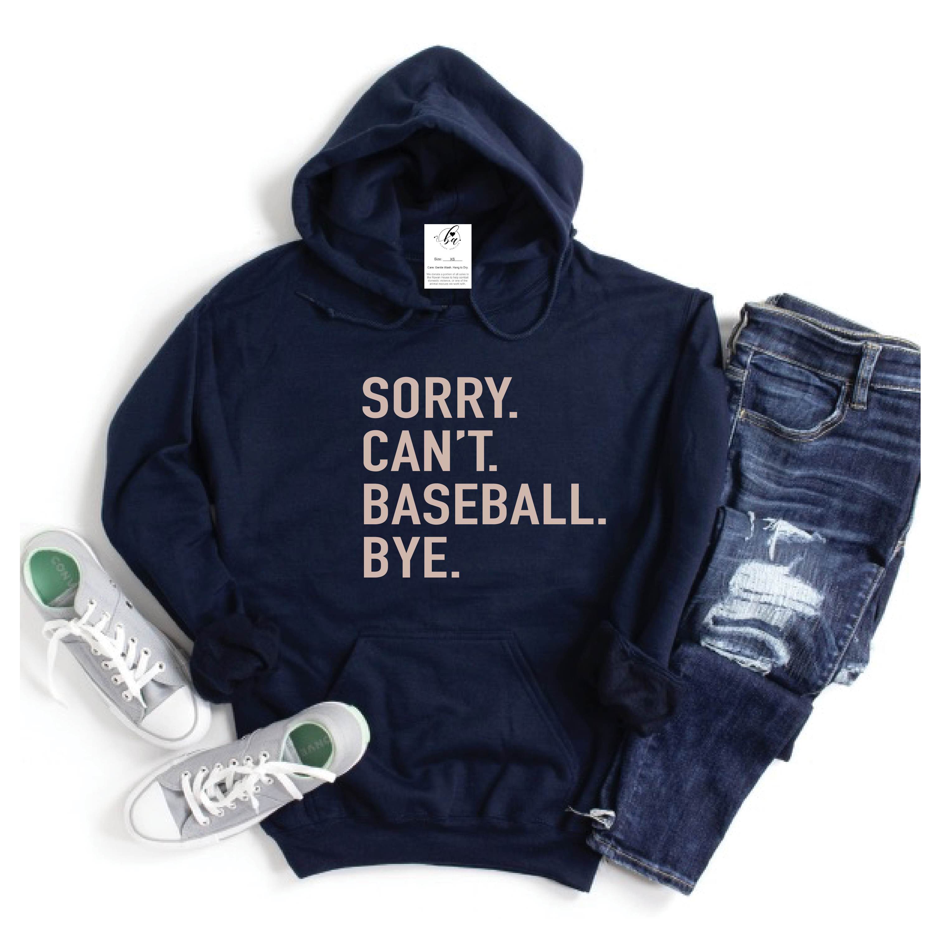 Sorry. Can't. {Custom}. Bye. Cozy HOODIE