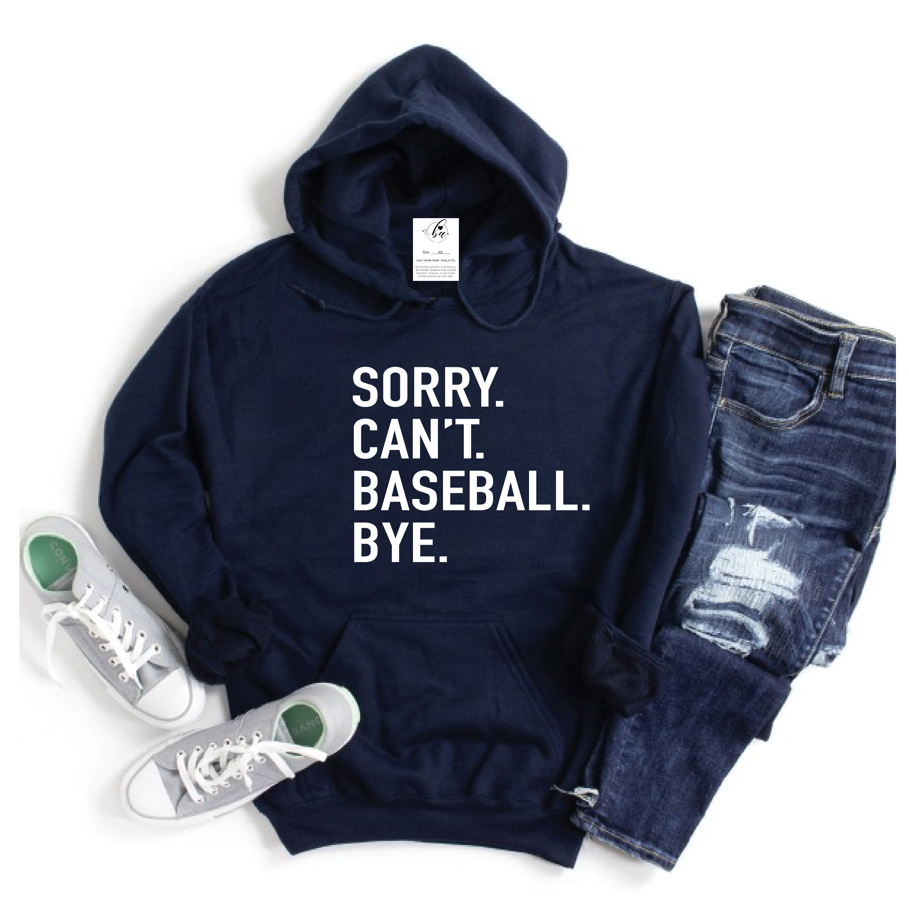 Sorry. Can't. {Custom}. Bye. Cozy HOODIE