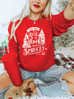 Thick and Sprucey Classic Crew Neck Sweater